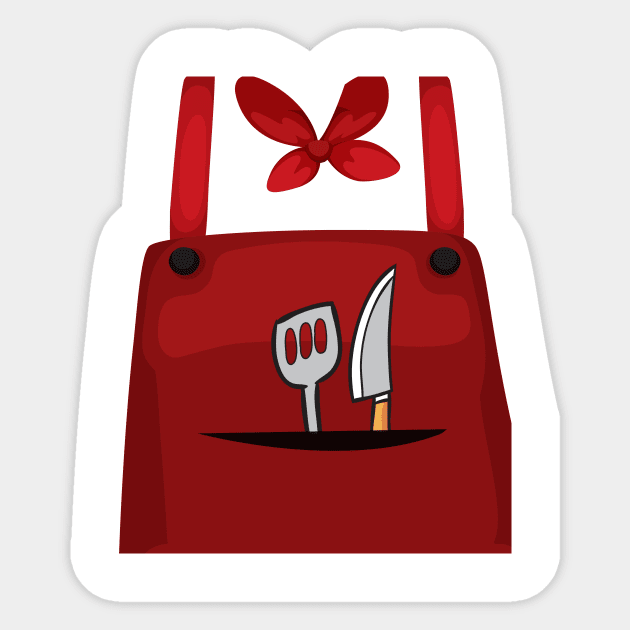 Chef Halloween Costume For Kids Boys Girts Men Women Sticker by macshoptee